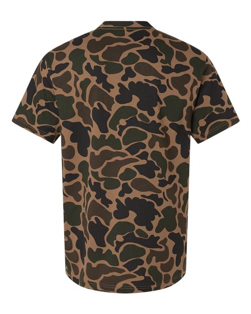 Independent Trading Co. PRM180PT Unisex Premium T-Shirt - Duck Camo - back