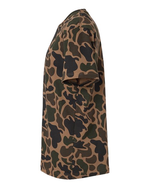 Independent Trading Co. PRM180PT Unisex Premium T-Shirt - Duck Camo - side