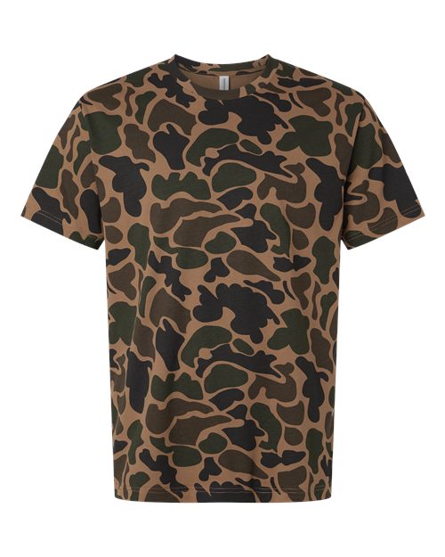 Independent Trading Co. PRM180PT Unisex Premium T-Shirt - Duck Camo - front
