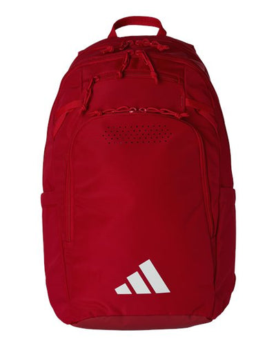 Adidas AB600 Defender 5 Backpack - Team Power Red/ White - front