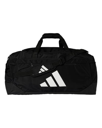 Adidas AB601 Defender 5 Large Duffel Bag - Black/ Black - front