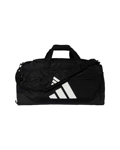 Adidas AB602 Defender 5 Medium Duffel Bag - Black/ Black - front