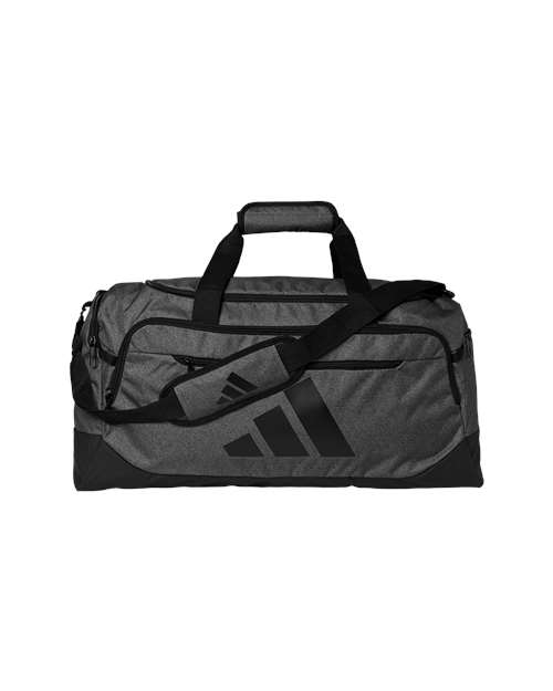 Adidas AB602 Defender 5 Medium Duffel Bag - Twill Onix Grey/ Black - front