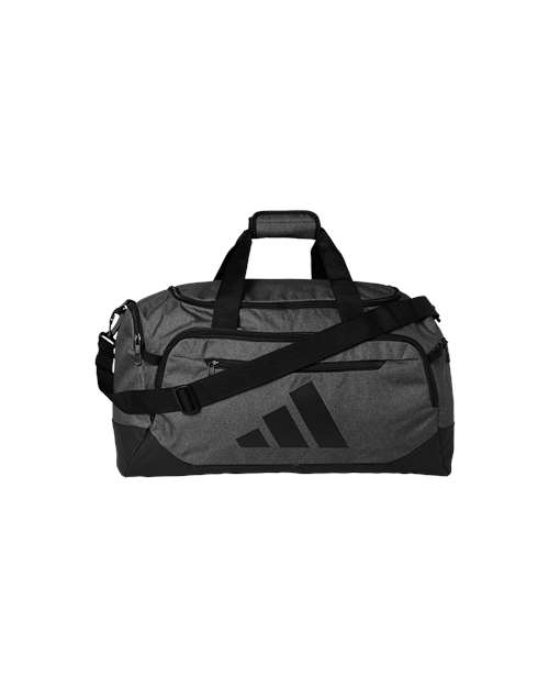 Adidas AB603 Defender 5 Small Duffel Bag - Twill Onix Grey/ Black - front