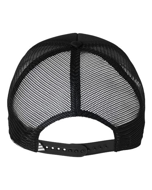 Adidas AH608 Fundamental Dispatch Trucker Cap - Black/ White - back
