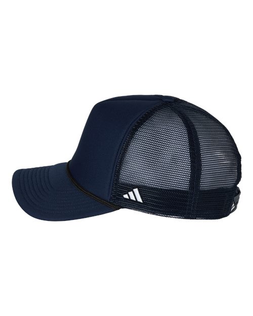 Adidas AH608 Fundamental Dispatch Trucker Cap - Team Navy Blue/ Black/ White - side