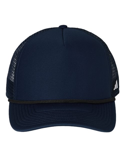 Adidas AH608 Fundamental Dispatch Trucker Cap - Team Navy Blue/ Black/ White - front