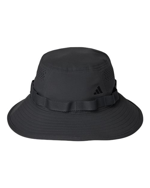 Adidas AH610 Fundamental Victory Bucket Hat - Team Dark Grey/ Black - front
