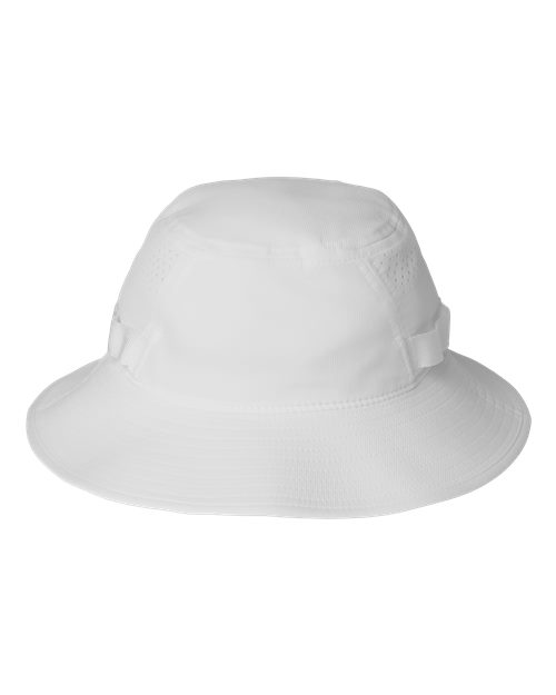Adidas AH610 Fundamental Victory Bucket Hat - White/ Black - back