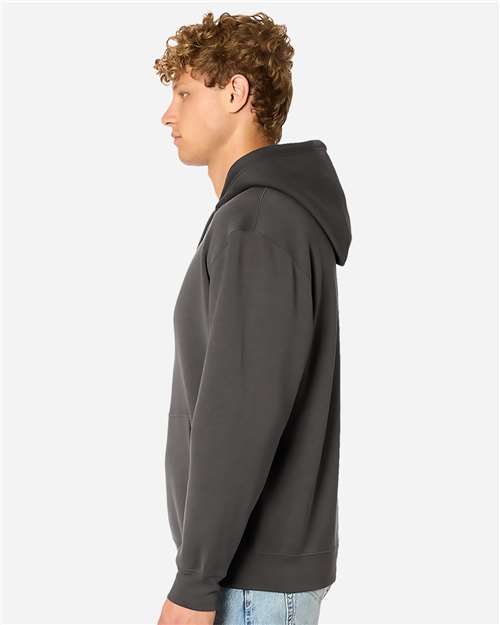 Lane Seven LS14001 Unisex Premium Hoodie Sweatshirt - Smoke - model side