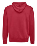 J. America 8720 Unisex BTB Fleece Hooded Sweatshirt - Cardinal - back