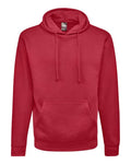 J. America 8720 Unisex BTB Fleece Hooded Sweatshirt - Cardinal - front