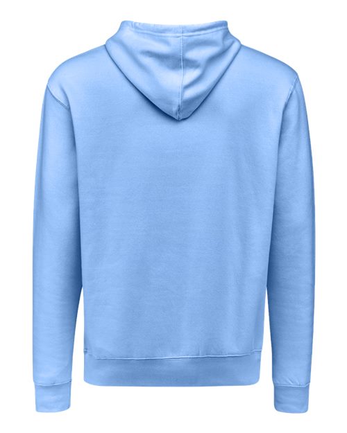 J. America 8720 Unisex BTB Fleece Hooded Sweatshirt - Carolina Blue - back