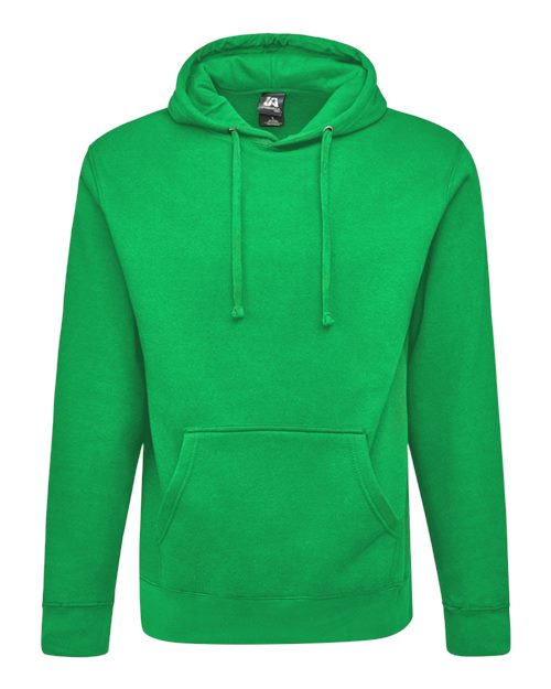J. America 8720 Unisex BTB Fleece Hooded Sweatshirt - Kelly - front