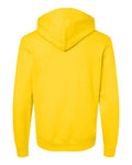 J. America 8720 Unisex BTB Fleece Hooded Sweatshirt - Maize - back
