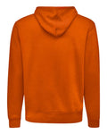J. America 8720 Unisex BTB Fleece Hooded Sweatshirt - Orange - back