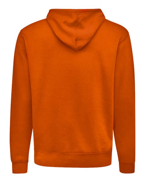 J. America 8720 Unisex BTB Fleece Hooded Sweatshirt - Orange - back