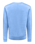 J. America 8721 Unisex BTB Fleece Crewneck Sweatshirt - Carolina Blue - back