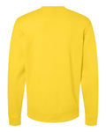 J. America 8721 Unisex BTB Fleece Crewneck Sweatshirt - Maize - back