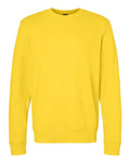 J. America 8721 Unisex BTB Fleece Crewneck Sweatshirt - Maize - front