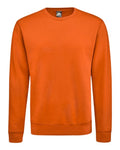 J. America 8721 Unisex BTB Fleece Crewneck Sweatshirt - Orange - front