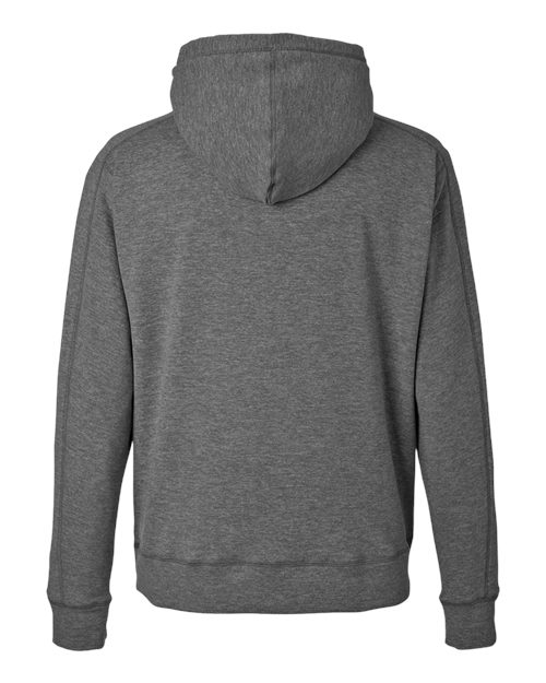 J. America 8740 Unisex Electric Fleece Hooded Sweatshirt - Electric Onyx - back