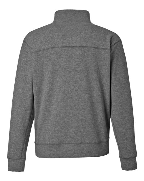 J. America 8741 Unisex Electric Fleece Quarter-Zip Sweatshirt - Electric Onyx - back