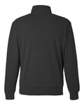 J. America 8760 Unisex Element Fleece Quarter-Zip Sweatshirt - Black - back
