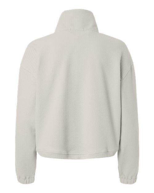 Swannies SWKL400L Women's Kenna Quarter-Zip Pullover - Glacier - back