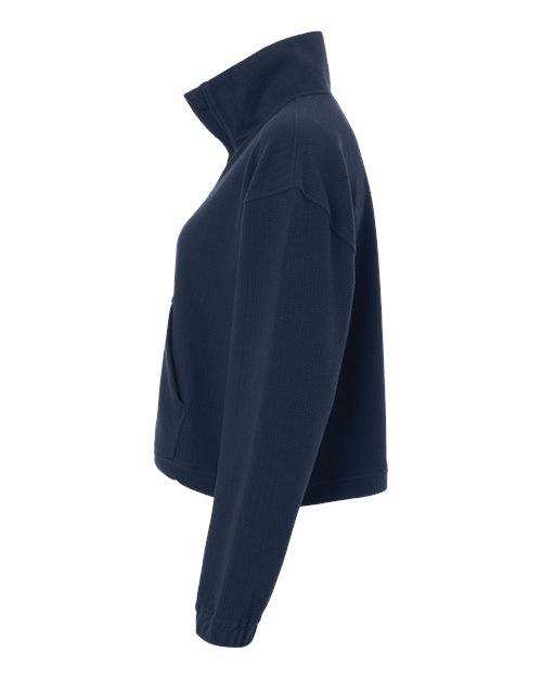 Swannies SWKL400L Women's Kenna Quarter-Zip Pullover - Navy - side