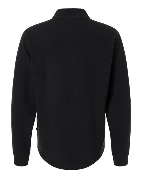 Swannies SWL500 Men's Luke Quarter-Zip Pullover - Black - back