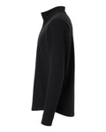 Swannies SWL500 Men's Luke Quarter-Zip Pullover - Black - side