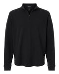 Swannies SWL500 Men's Luke Quarter-Zip Pullover - Black - front