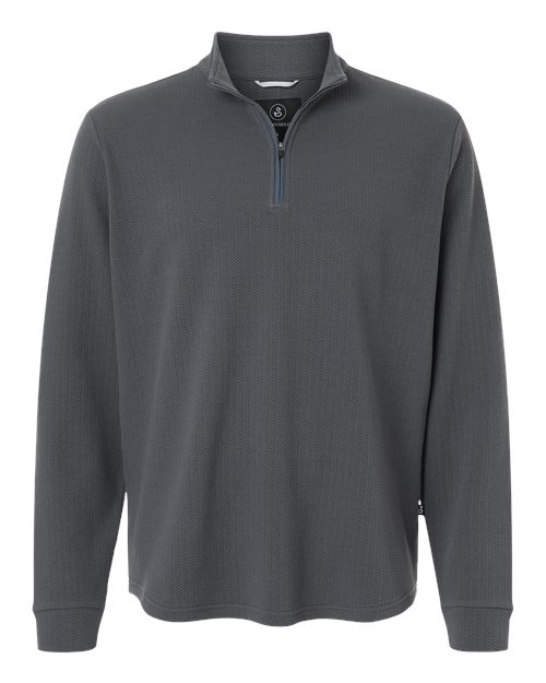 Swannies SWL500 Men's Luke Quarter-Zip Pullover - Graphite - front