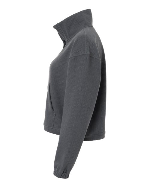 Swannies SWKL400L Women's Kenna Quarter-Zip Pullover - Graphite - side