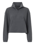 Swannies SWKL400L Women's Kenna Quarter-Zip Pullover - Graphite - front