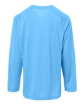 HUK H712L004 Youth Pursuit Long Sleeve T-Shirt - Marolina Blue - back