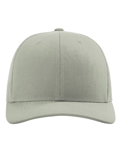Richardson 112 Snapback Trucker Cap - Quarry/ Quarry - front