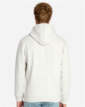 Lane Seven LS11001 Unisex Nantucket Hoodie Sweatshirt - Oatmeal Heather - model back