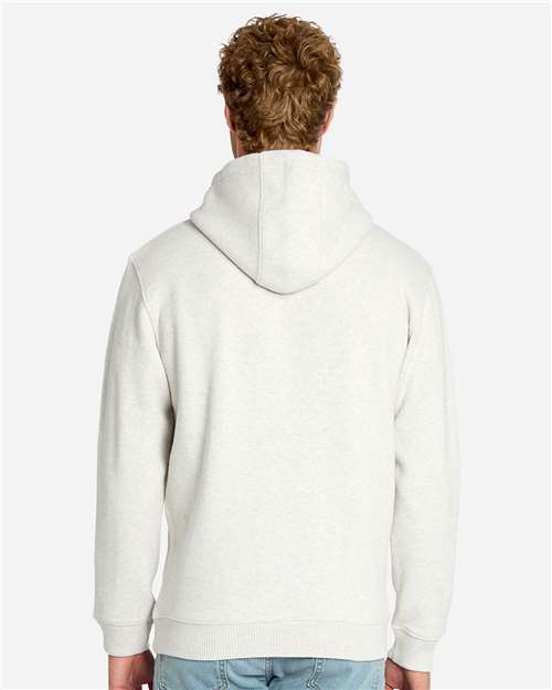 Lane Seven LS11001 Unisex Nantucket Hoodie Sweatshirt - Oatmeal Heather - model back