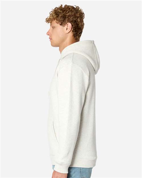Lane Seven LS11001 Unisex Nantucket Hoodie Sweatshirt - Oatmeal Heather - model side