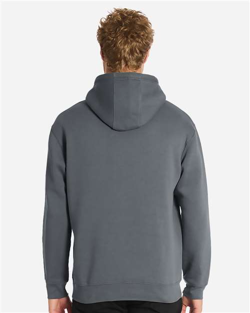 Lane Seven LS14001 Unisex Premium Hoodie Sweatshirt - Rock - model back