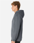 Lane Seven LS14001 Unisex Premium Hoodie Sweatshirt - Rock - model side