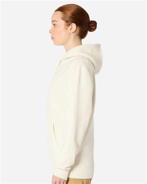 Lane Seven LS14001 Unisex Premium Hoodie Sweatshirt - Tofu - model side