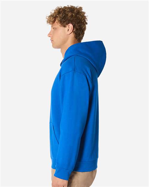 Lane Seven LS16001 Unisex Urban Hoodie Sweatshirt - Cobalt - model side