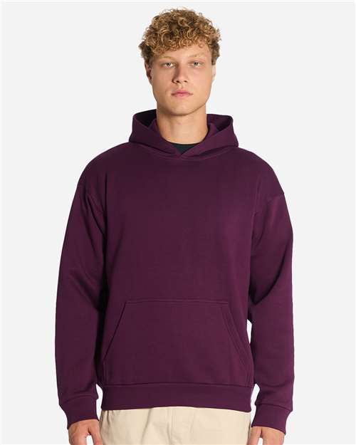 Lane Seven LS16001 Unisex Urban Hoodie Sweatshirt - Mauve Wine - model front