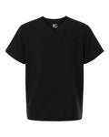 Hanes HMB000 Men's V-Neck Pocket Scrub Top - Black - front