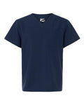 Hanes HMB000 Men's V-Neck Pocket Scrub Top - Navy - front
