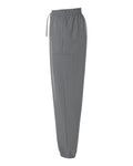 Hanes HMB001 Men's Scrub Joggers - Grey - side