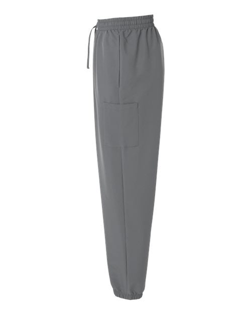 Hanes HMB001 Men's Scrub Joggers - Grey - side
